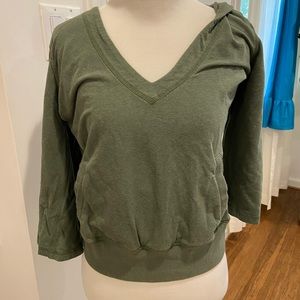 Olive Green Lucky Brand Hoodie!
